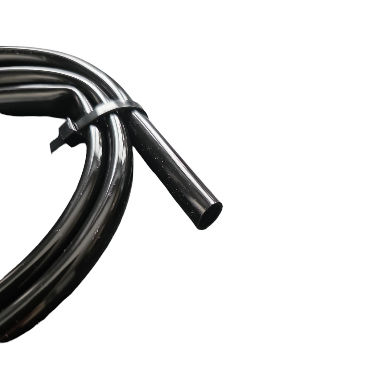 8mm ID Black PVC Tube | Food Grade | 8 × 10mm | Sold Per Length