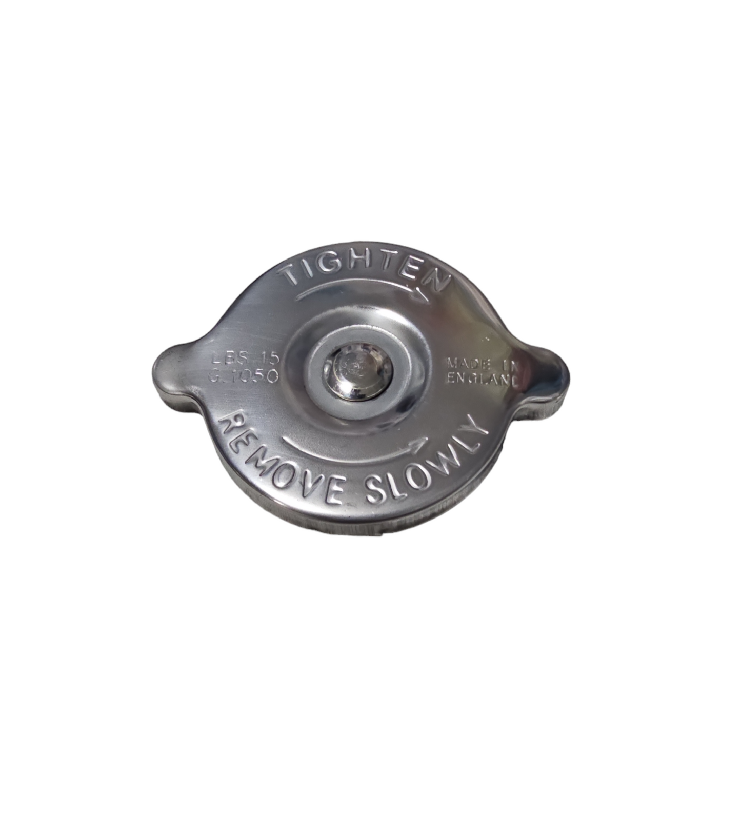 Stainless Steel Short Reach Radiator Pressure Cap – 4lb / 13lb / 15lb
