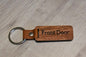 Wooden Etched Keyring Fobs