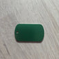Green Keyring  on a gray surface
