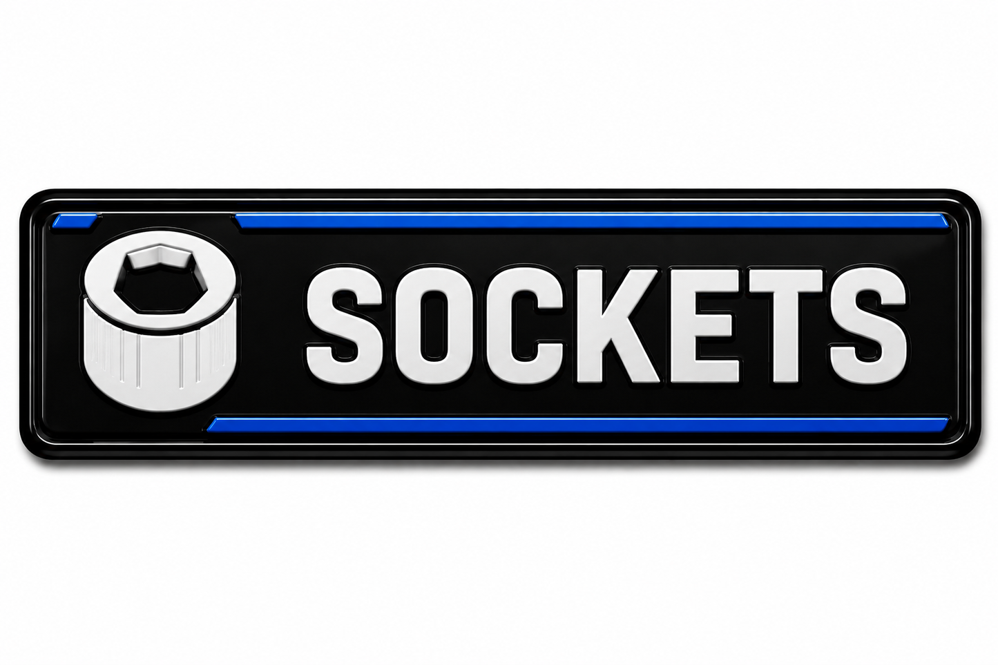 Custom Toolbox & Workshop Labels – Raised UV Garage Drawer Stickers