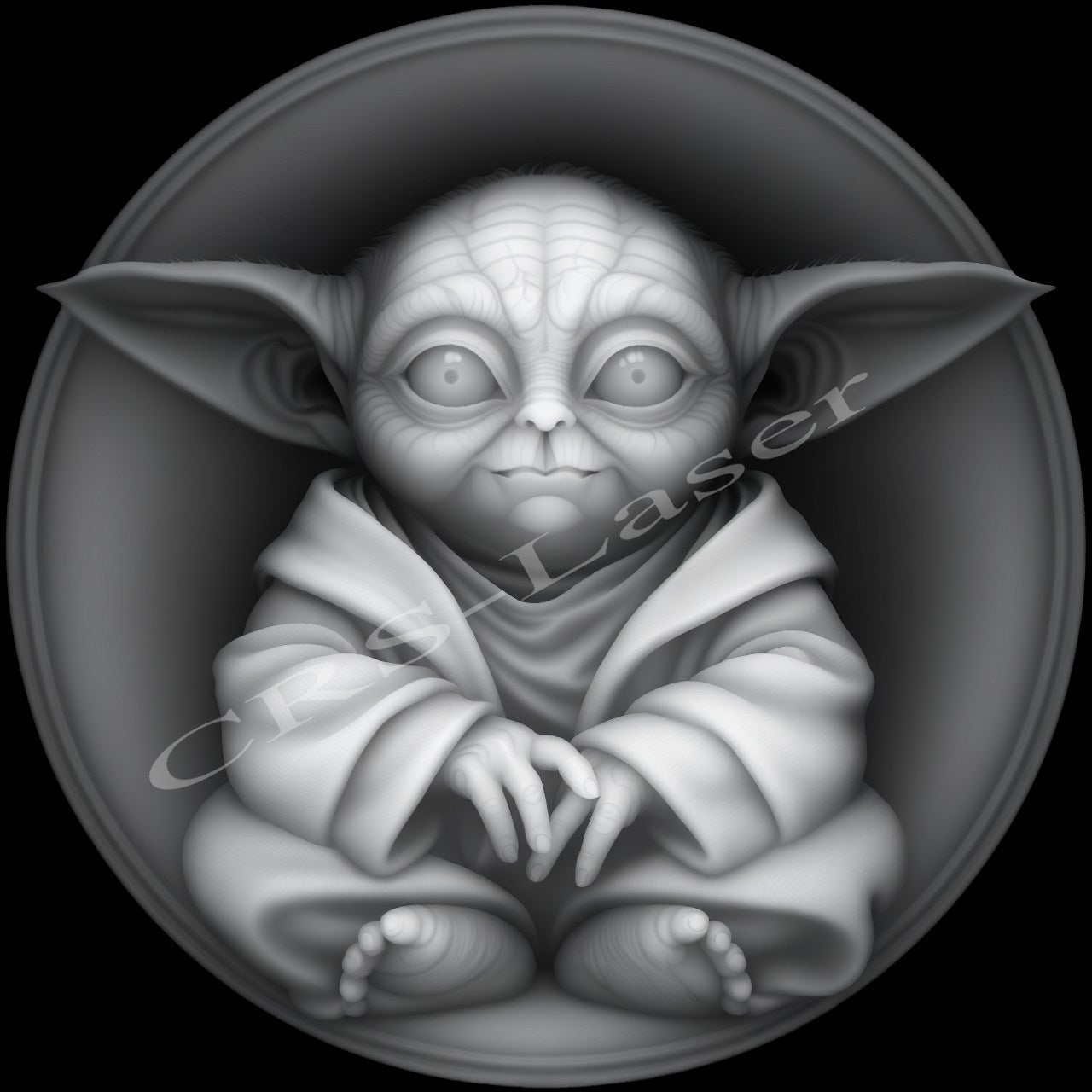 Depth File Of Baby Yoda