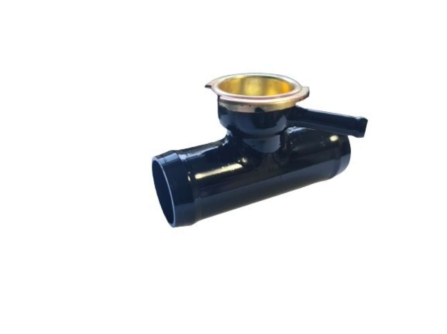 32mm inline coolant hose connector with filler neck