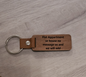 Wooden Etched Keyring Fobs