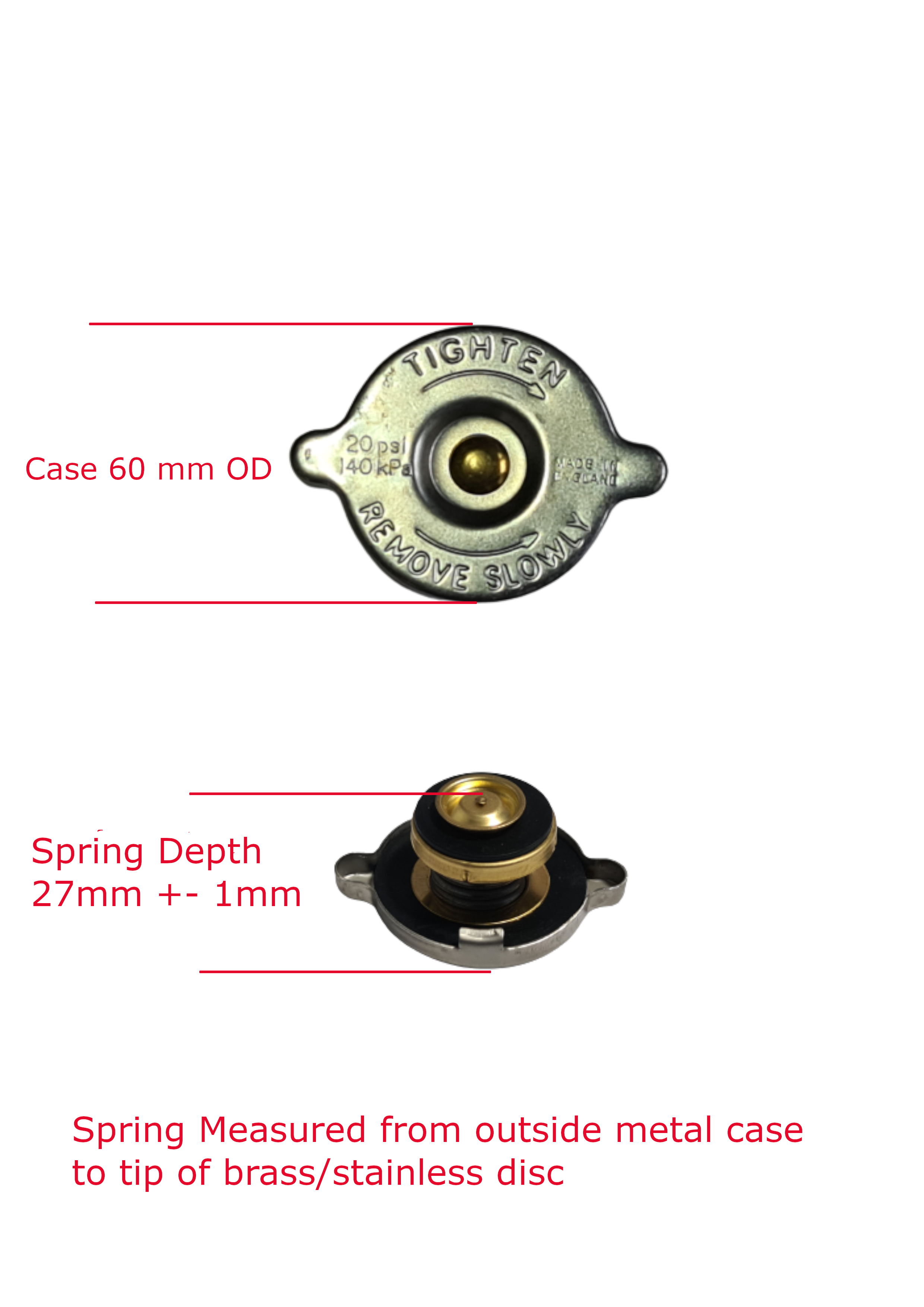 Radiator Pressure Caps – Complete Radiator Supplies